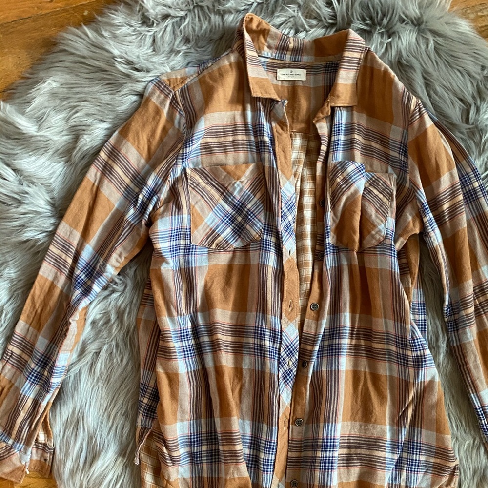 Plaid Button Up